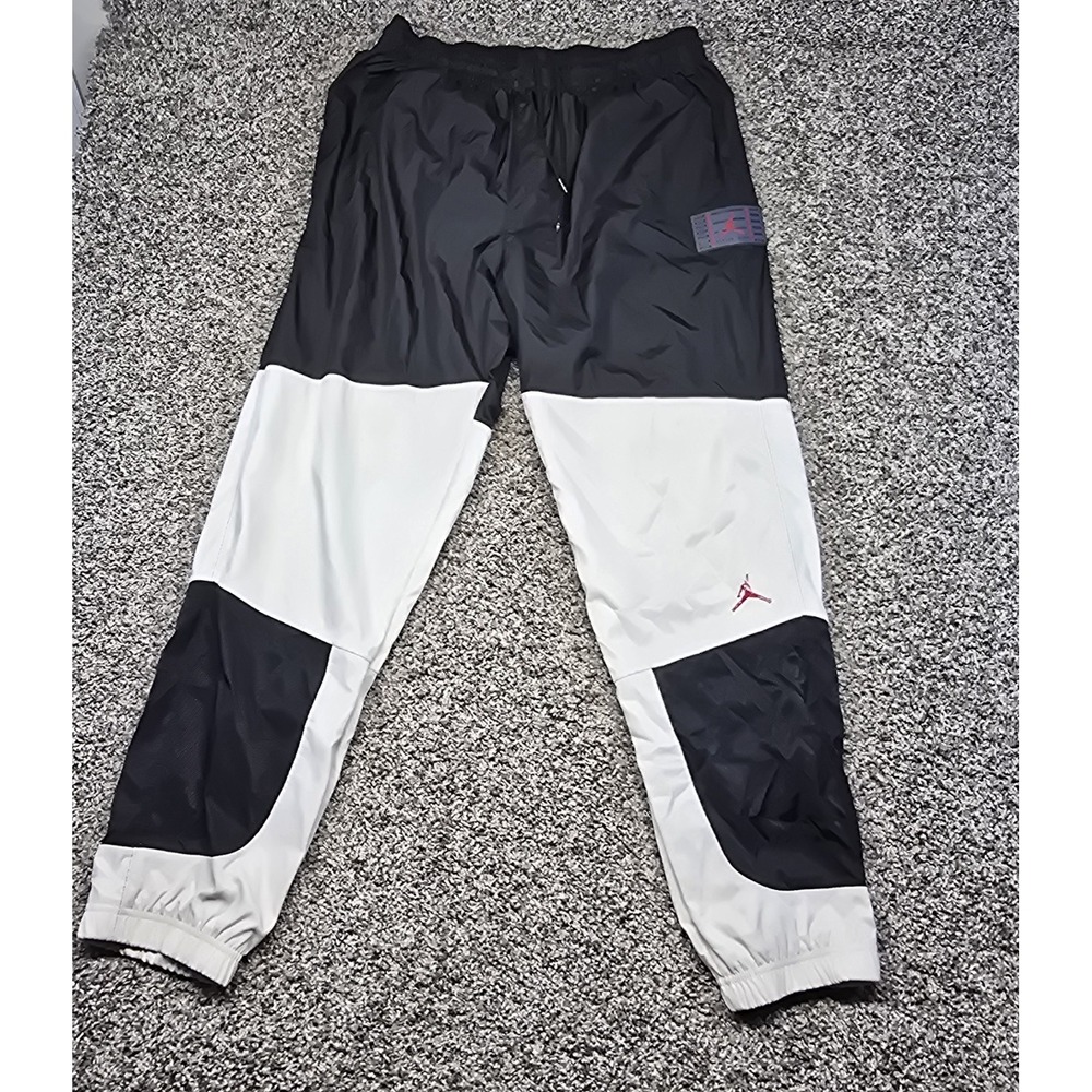 Jordan Legacy AJ11 Pants Mens Size XL Black White CU1504-010 Jumpman Basketball